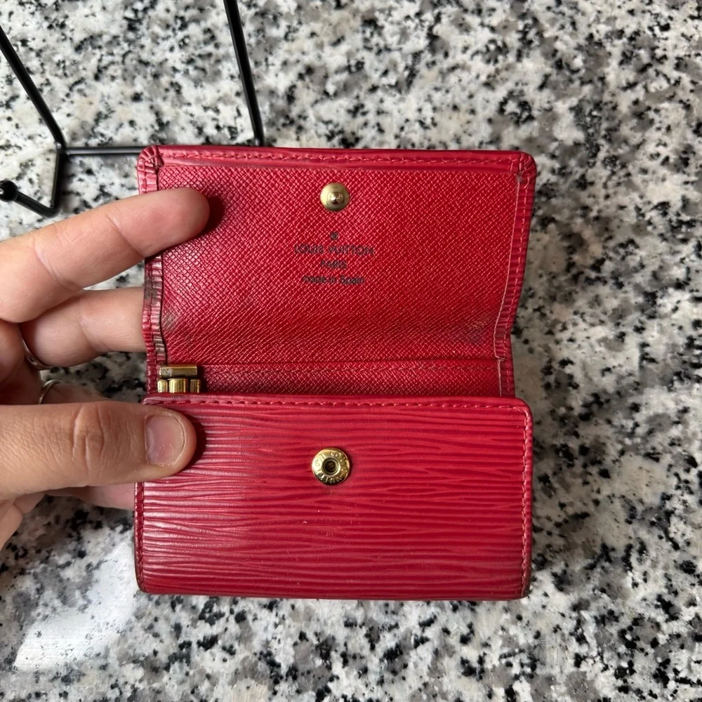 Louis Vuitton | Red Epi Leather 6 Key Holder
